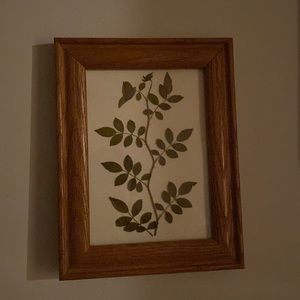 Natural hand dried flowers with frame